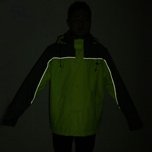 荧光黄防水反光棉服外套