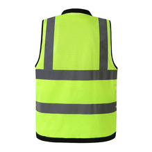 网布透气反光背心马甲多功能多口袋