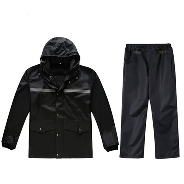 反光雨衣雨裤套装  时尚成人骑行雨衣