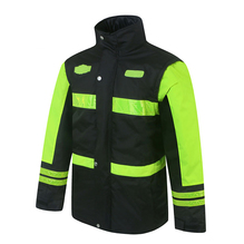 加厚高速救援施工反光棉衣外套