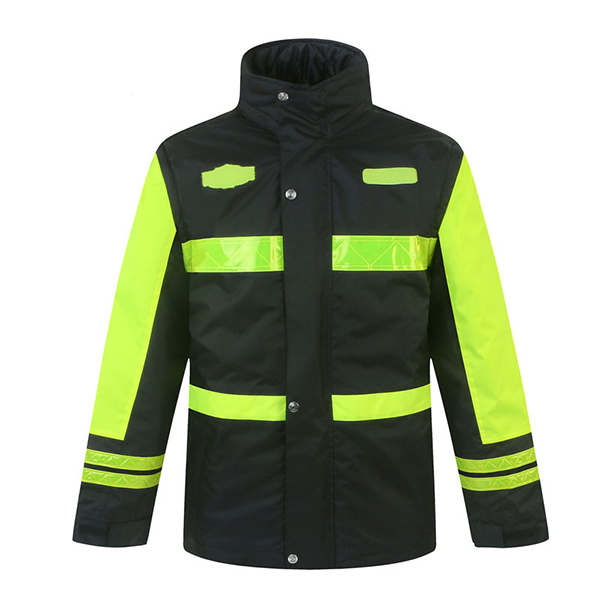 加厚高速救援施工反光棉衣外套