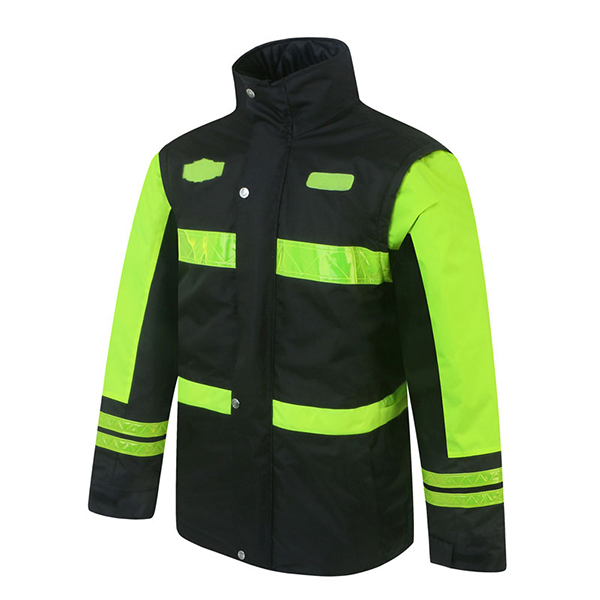 加厚高速救援施工反光棉衣外套