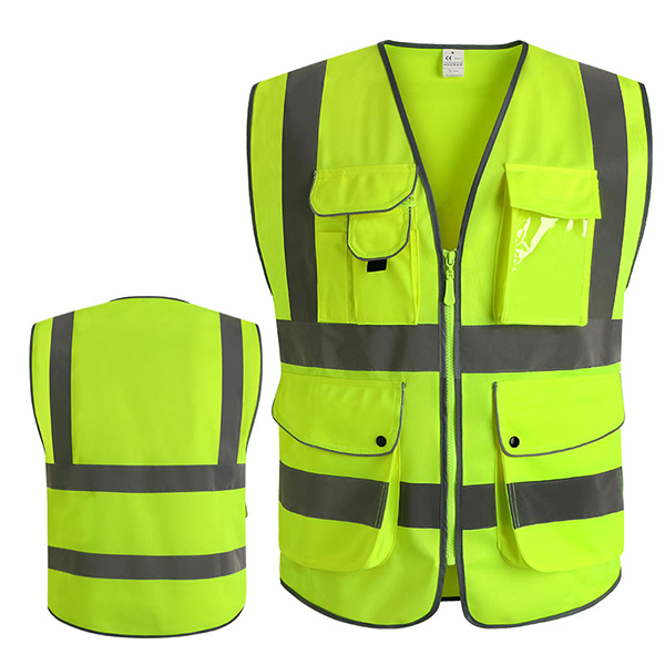 多袋款专利反光背心马甲 可印字