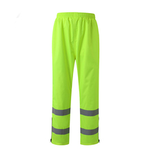 交通环卫荧光黄反光安全雨裤
