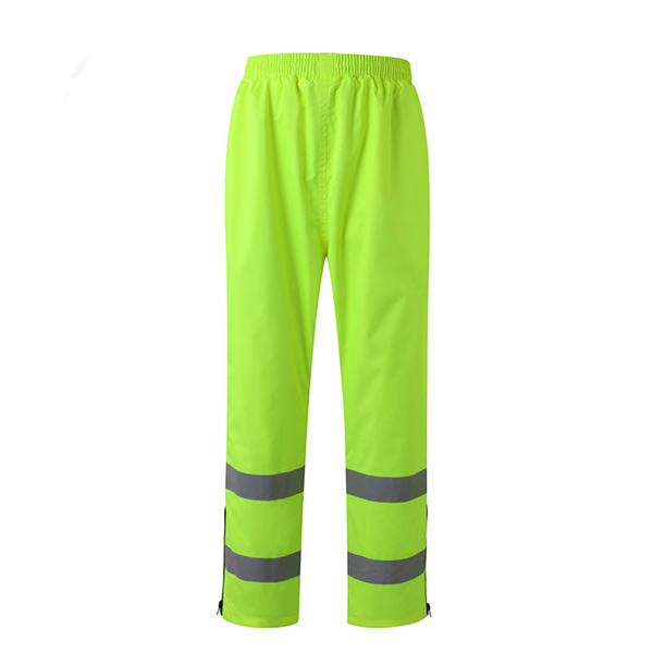 交通环卫荧光黄反光安全雨裤