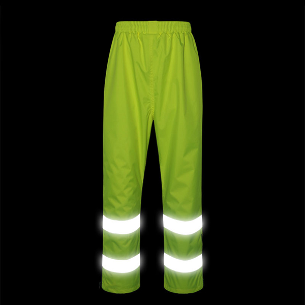交通环卫荧光黄反光安全雨裤
