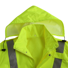 港式长袖交通路政反光雨衣多口袋可印刷