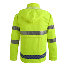 港式长袖交通路政反光雨衣多口袋可印刷