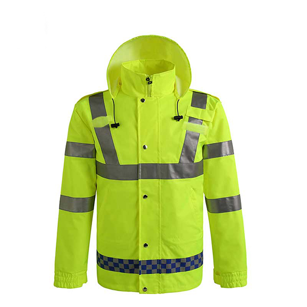 港式长袖交通路政反光雨衣多口袋可印刷