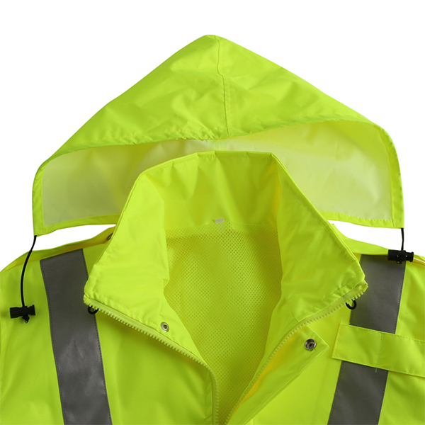 港式长袖交通路政反光雨衣多口袋可印刷